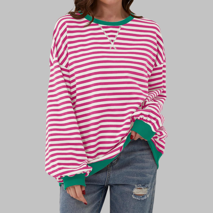 Lucy™ - Casual Striped Sweatshirt