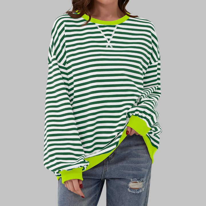 Lucy™ - Casual Striped Sweatshirt