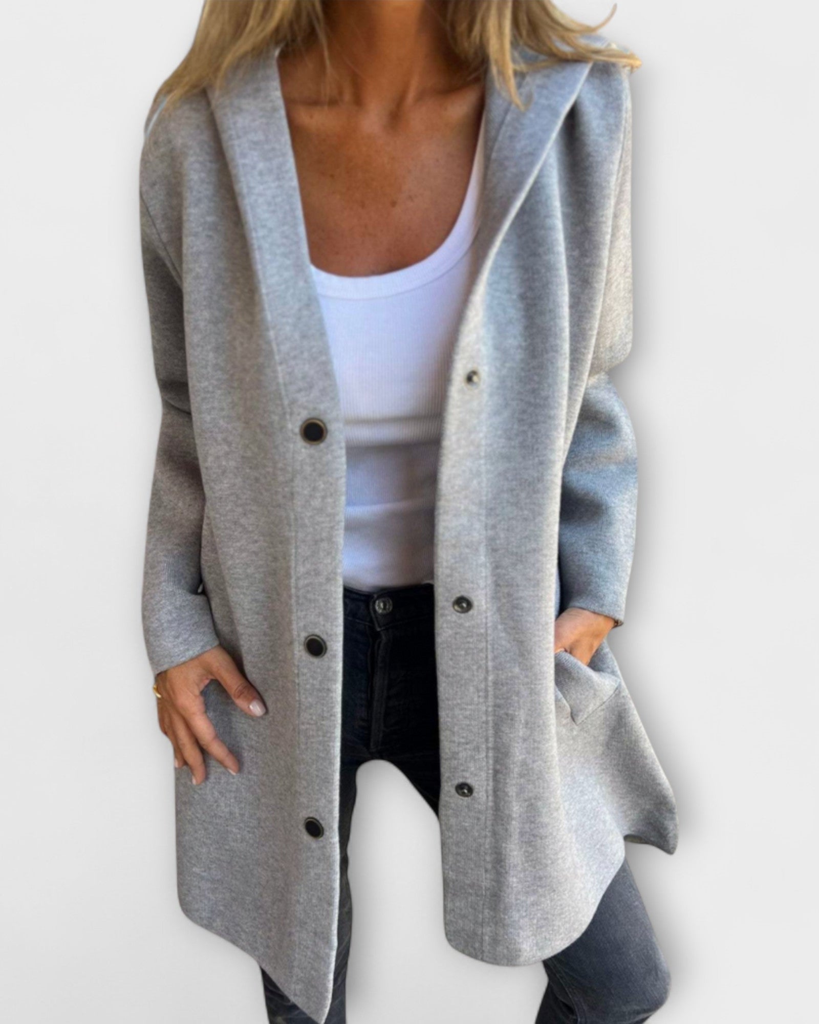 Hooded Long Coat "Jane"