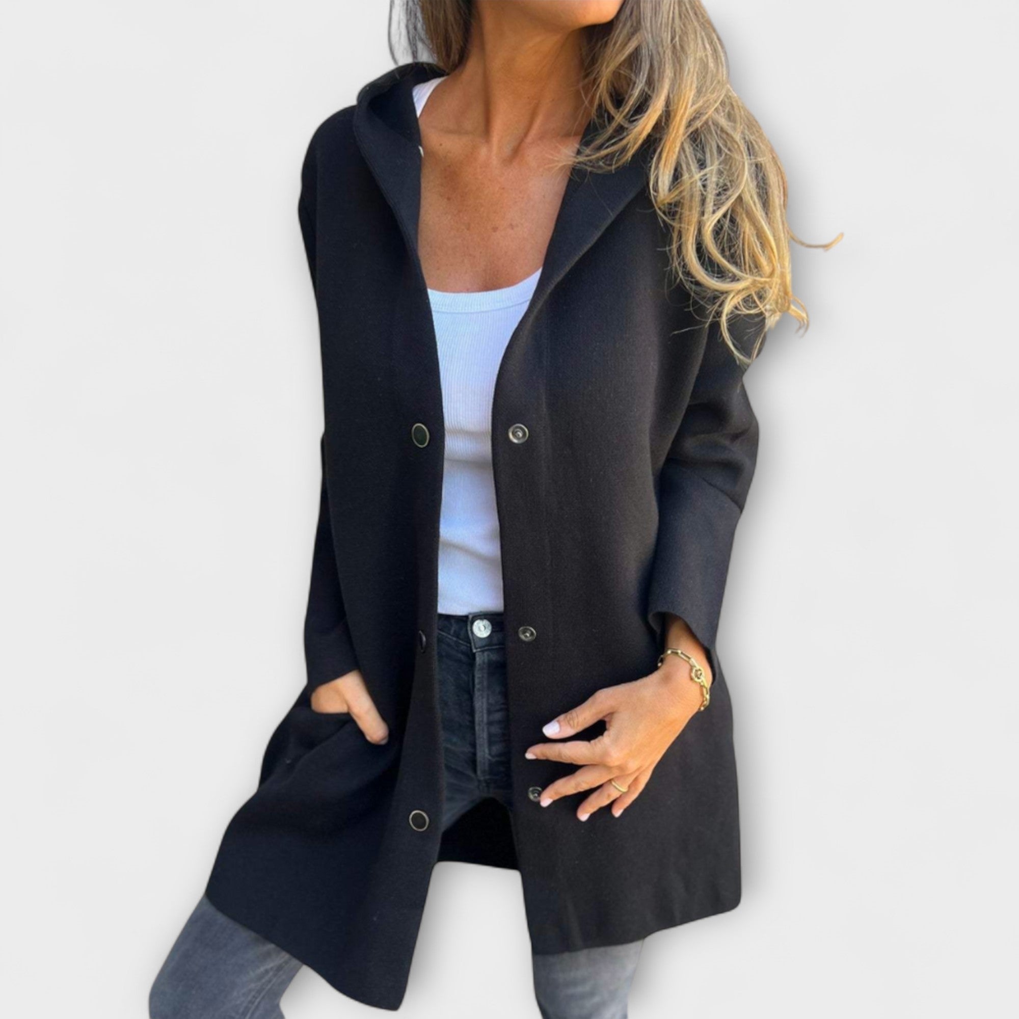 Hooded Long Coat "Jane"