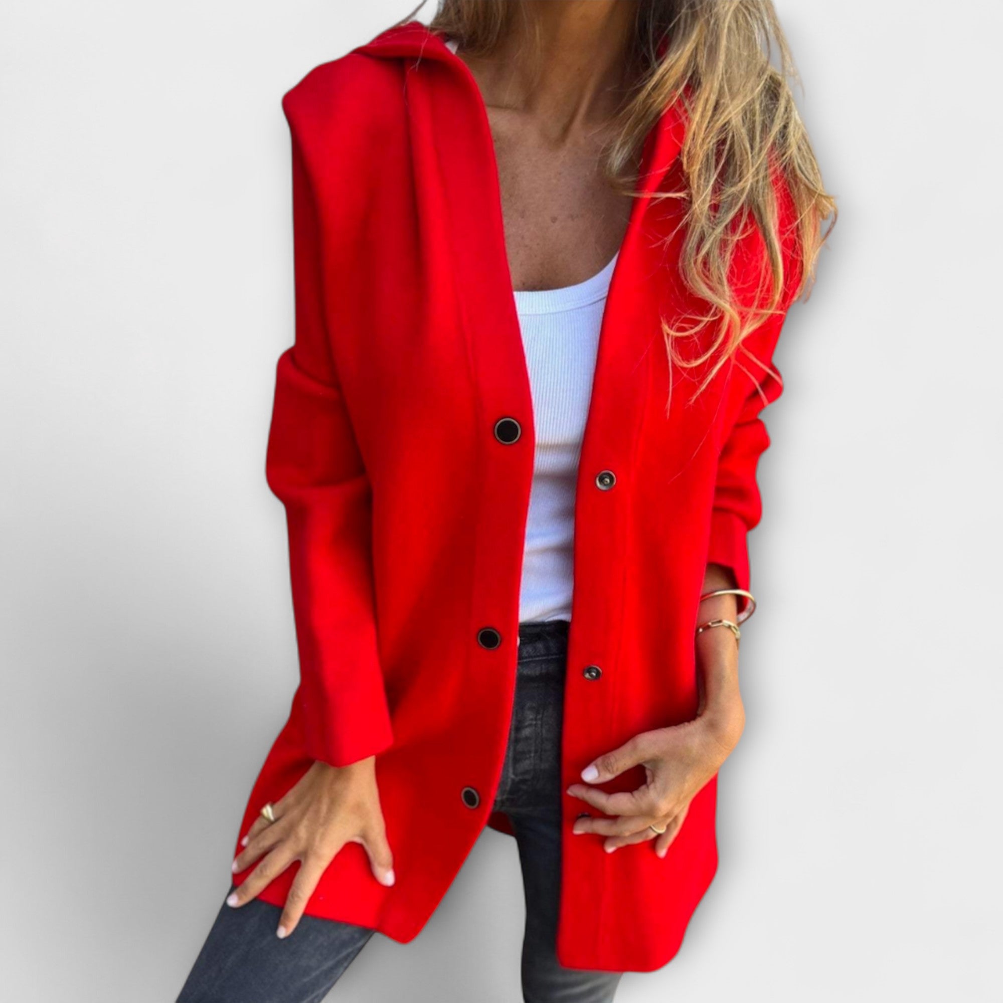 Hooded Long Coat "Jane"