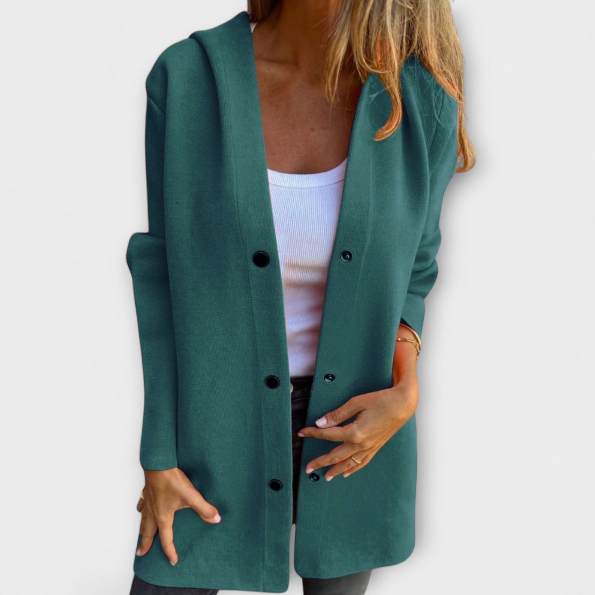 Hooded Long Coat "Jane"