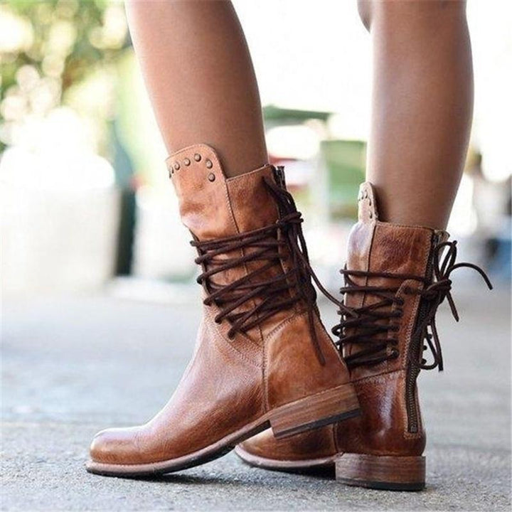 Orthopedic Leather Boots "Laura"
