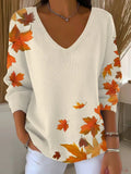 V-Neck Sweater "Amber"