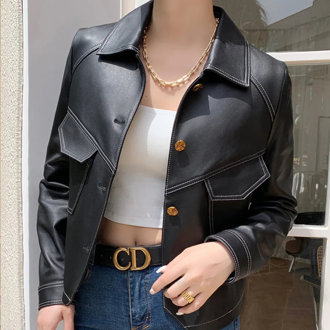 Leather Jacket "Joyce"