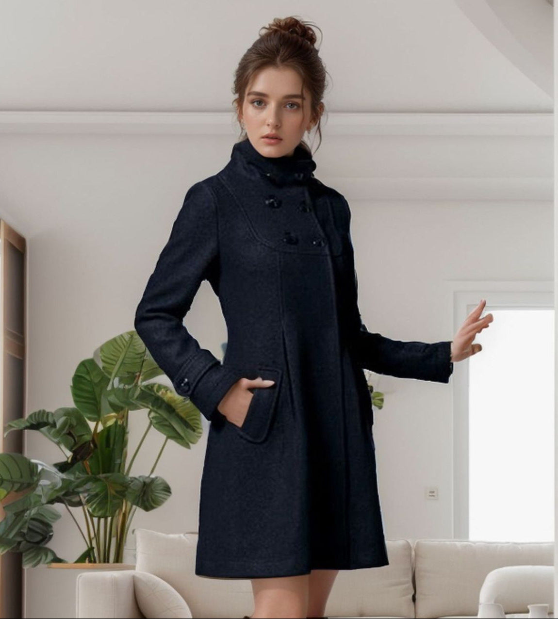 Hooded Coat "Isabelle"