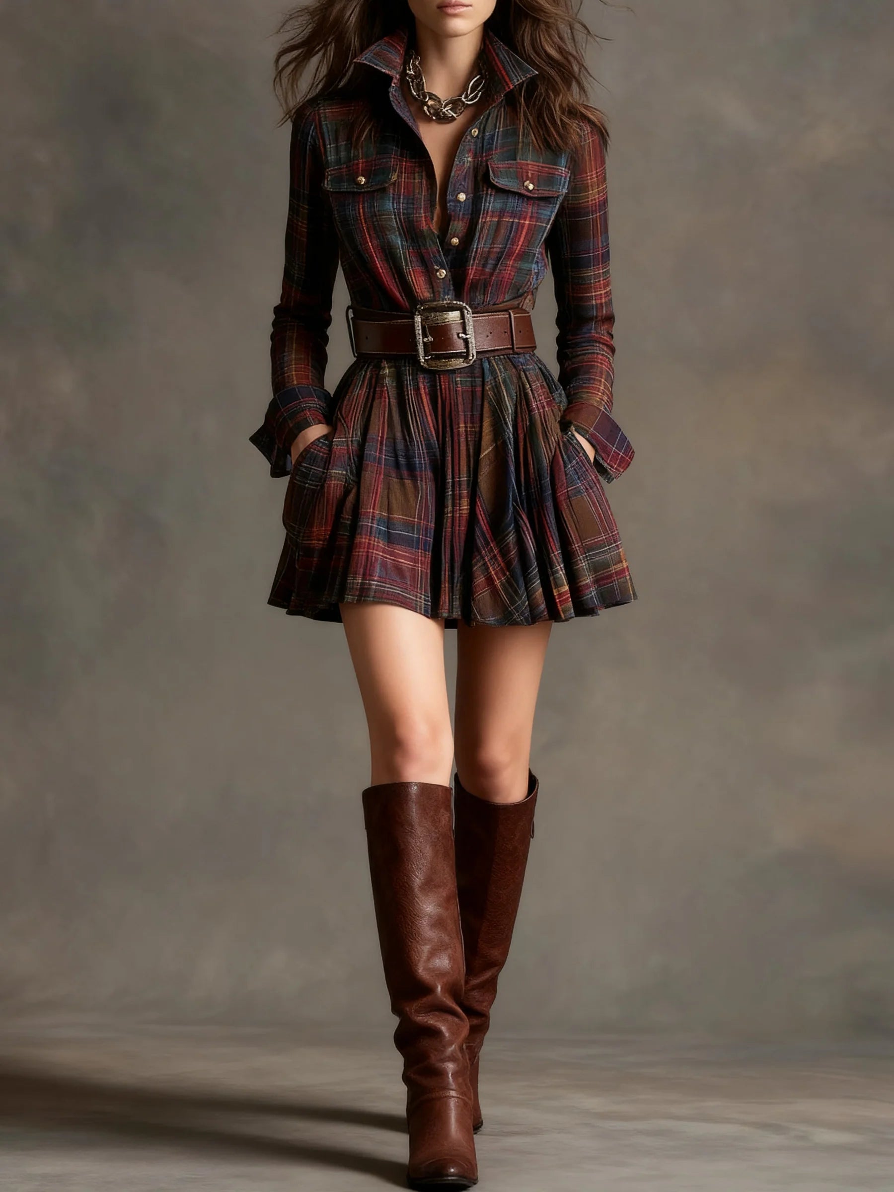 Sienna | Belted Shirt Dress