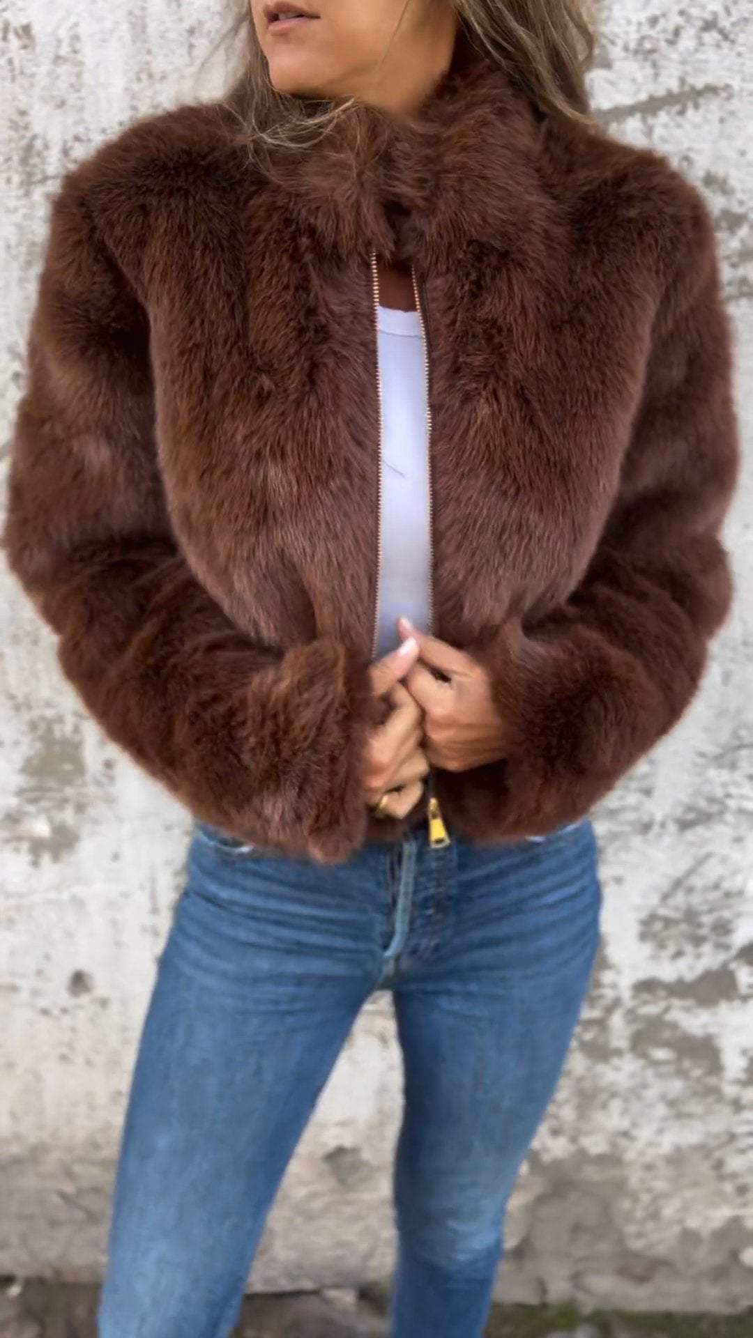 Faux Fur Jacket "Sarah"