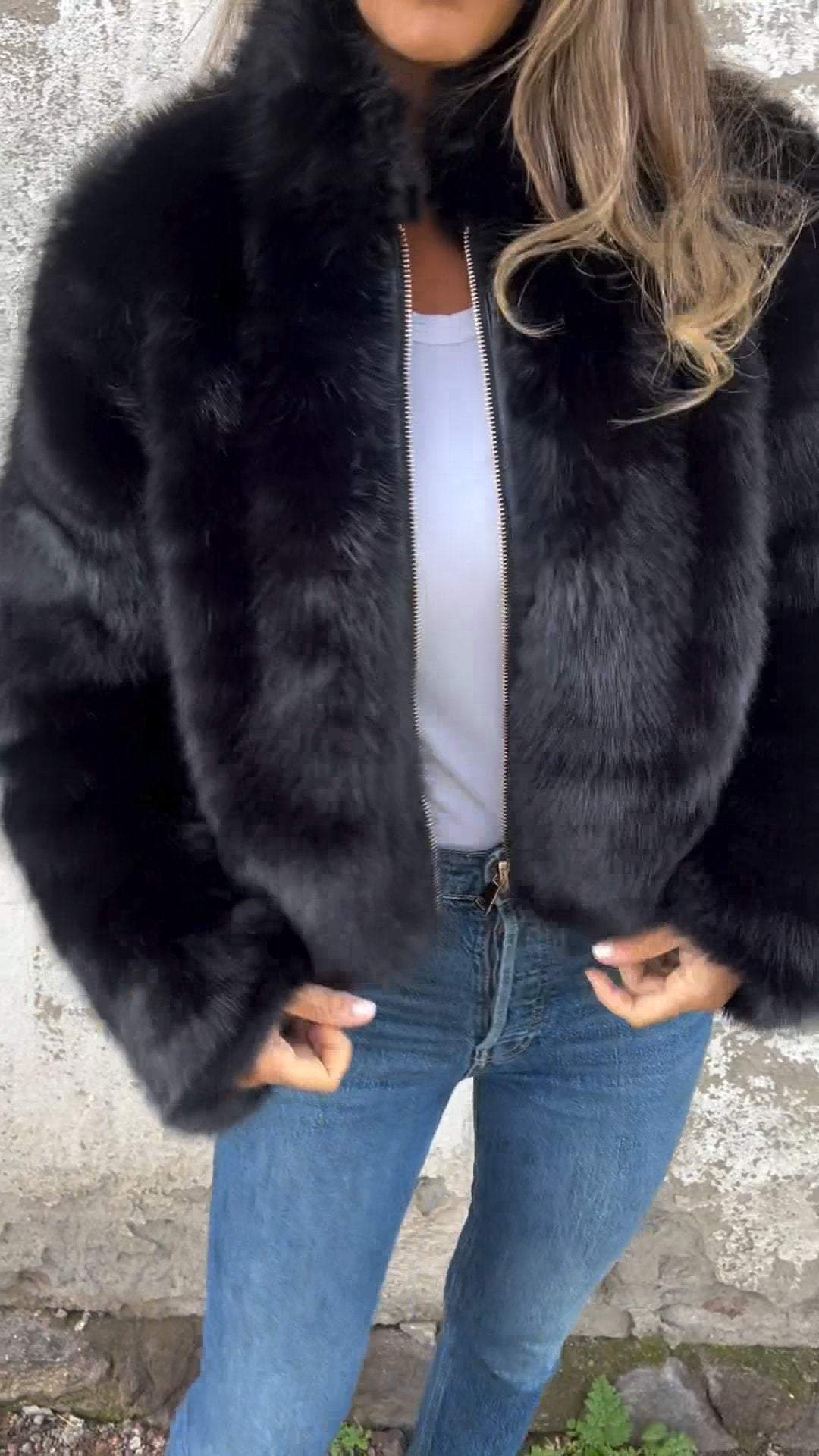 Faux Fur Jacket "Sarah"