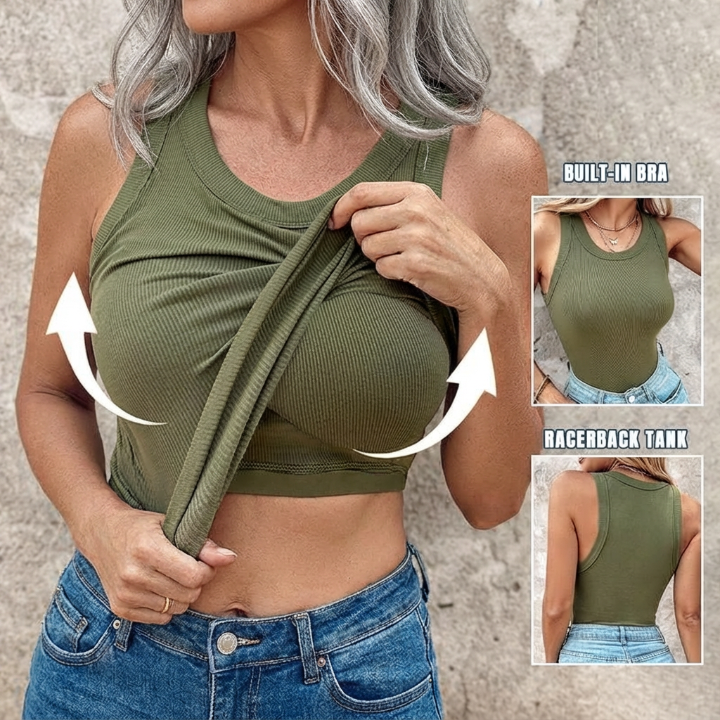 The Lyra™ | Sculpting 2-in-1 Ribbed Tank