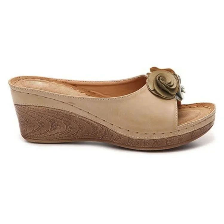 Orthopedic Leather Sandals "Suki"