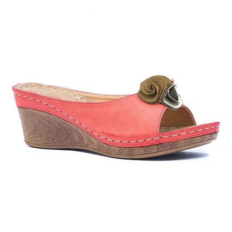 Orthopedic Leather Sandals "Suki"